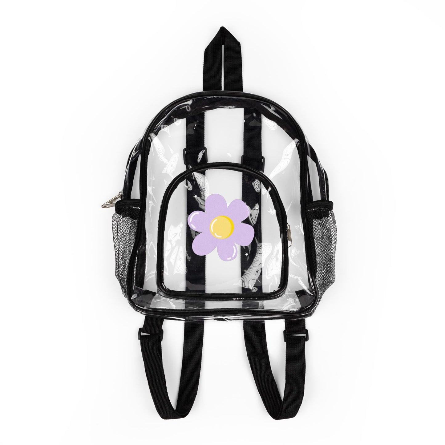 Cute Purple Daisy Backpack