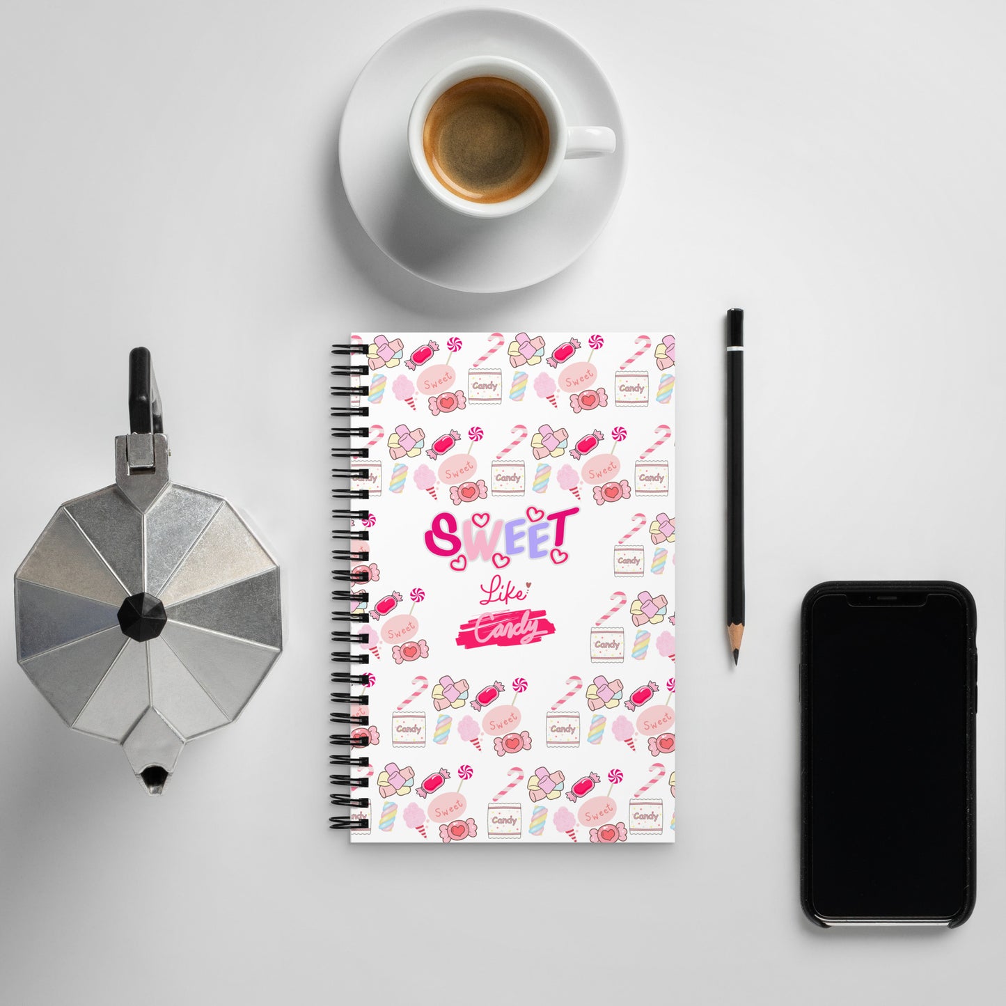 Sweet like Candy Spiral Notebook