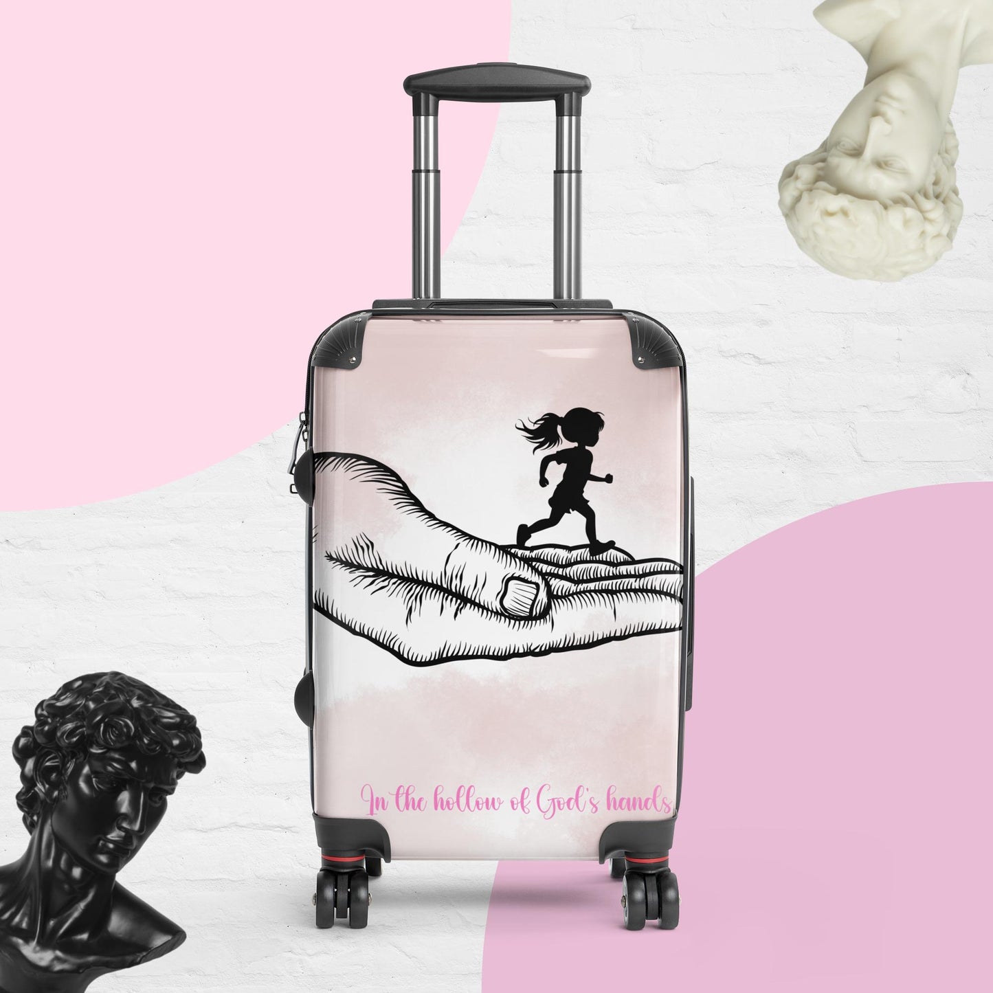 Product mockupThe Pink Hollows Suitcase