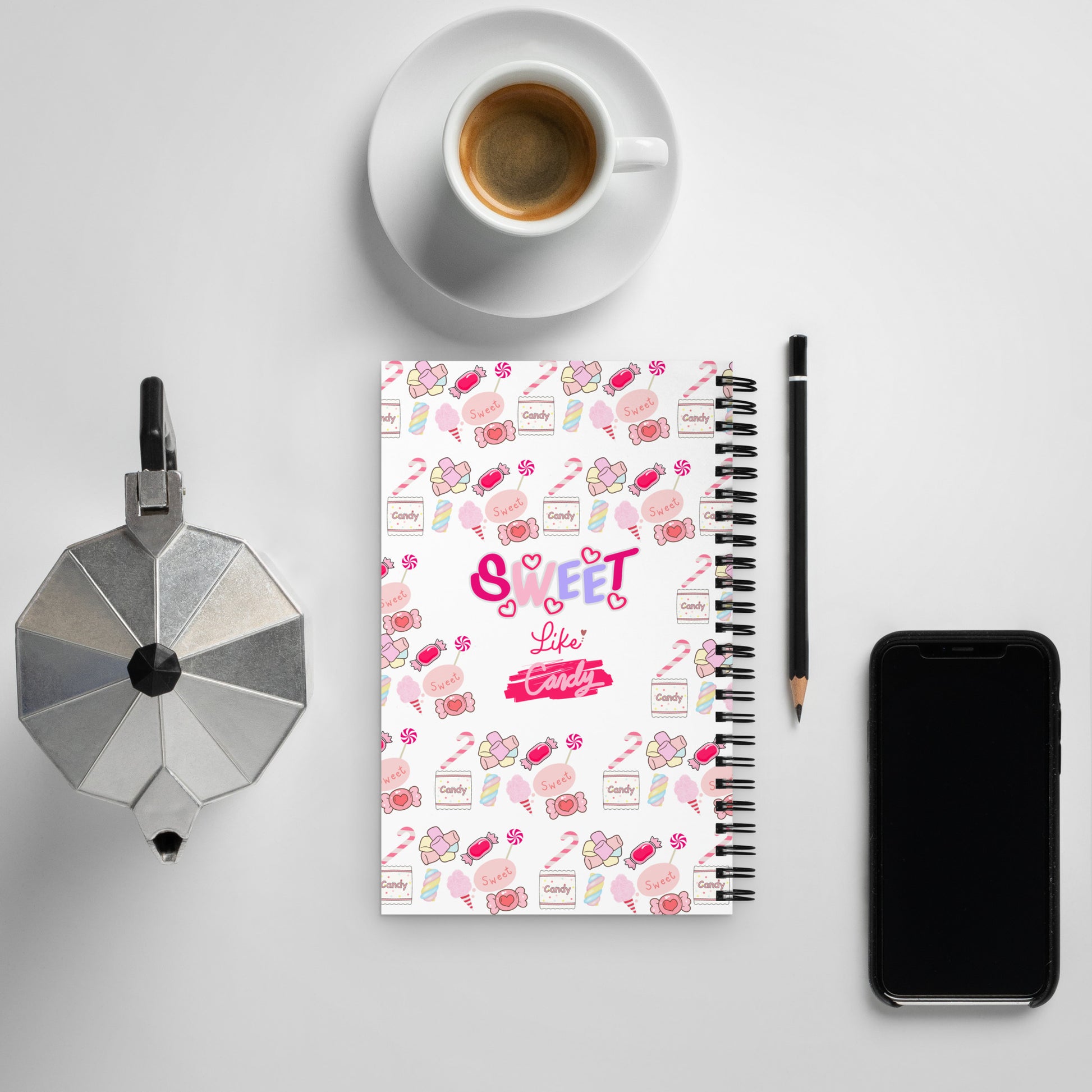 Sweet like Candy Spiral Notebook