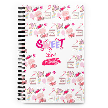 Sweet like Candy Spiral Notebook