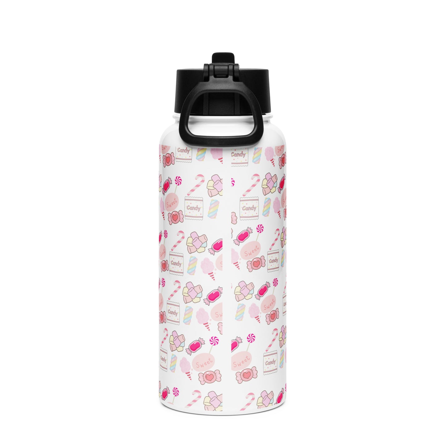 SLC  Water Bottle with a Straw Lid