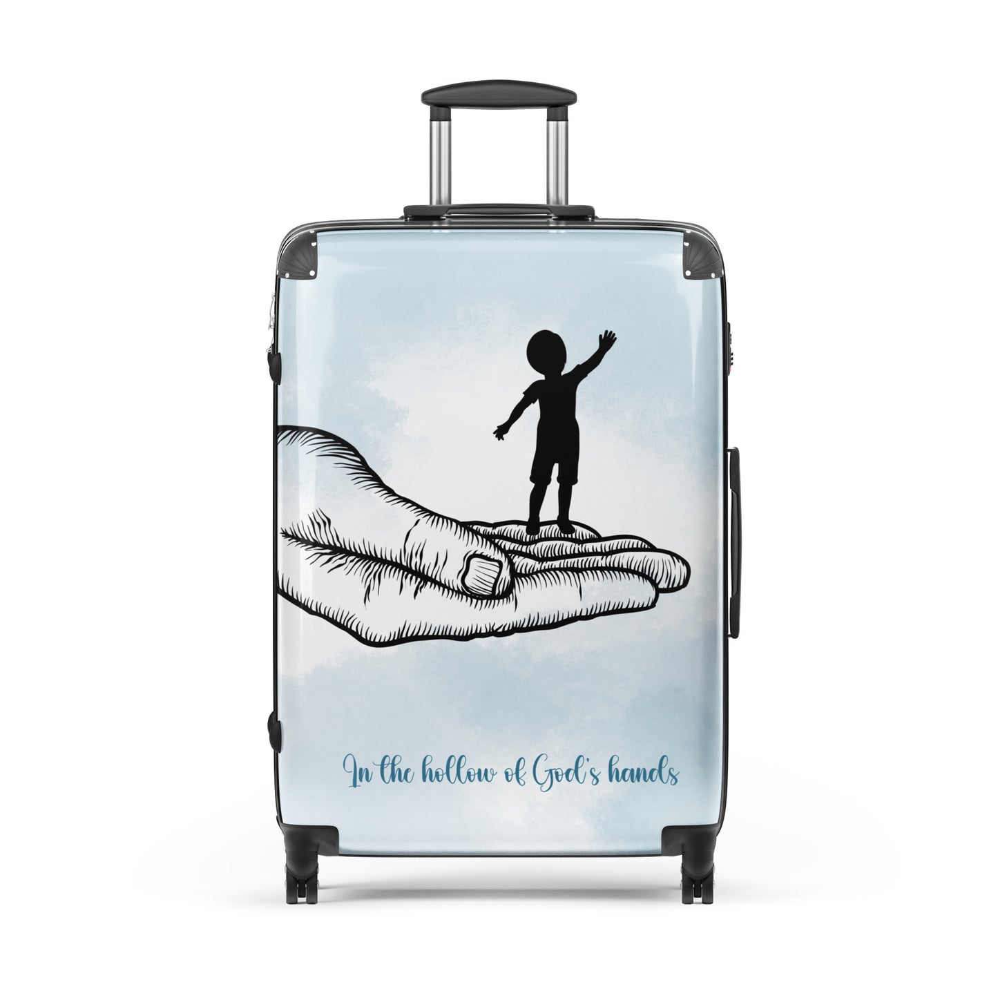 Product mockupThe Blue Hollows Suitcase