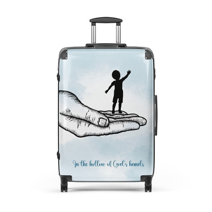 Product mockupThe Blue Hollows Suitcase